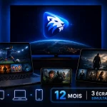 Abonnement IPTV Premium de 12 mois pour 3 écrans