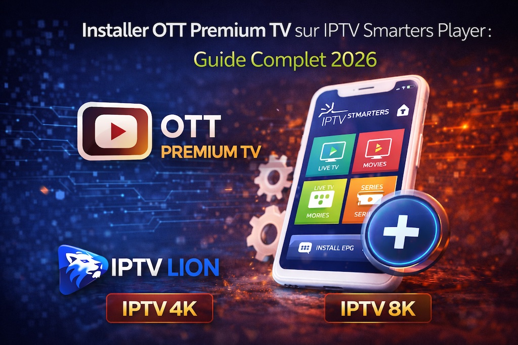 Comment installer OTT Premium sur IPTV Smarters Player (Guide 2026)