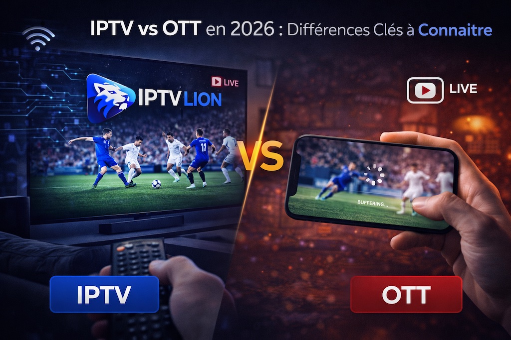 IPTV vs OTT en 2026 : Le Guide Ultime de la Télévision Numérique
