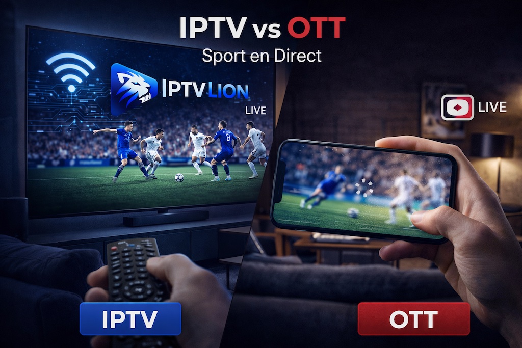 IPTV vs OTT pour le sport en direct