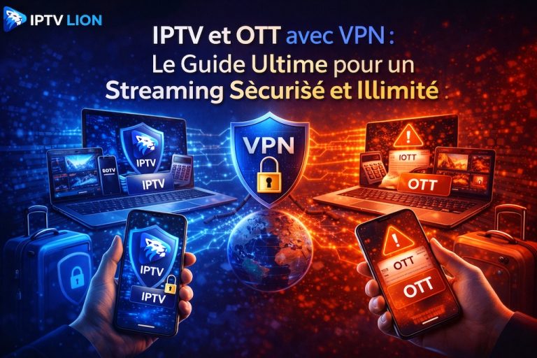 IPTV et OTT avec VPN : Le Guide Ultime pour un Streaming Sécurisé et Illimité