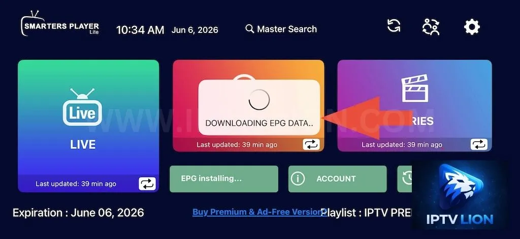 Pourquoi l'EPG ne fonctionne plus sur IPTV Smarters Pro ? Guide TV IPTV Smarters Pro affichant N/A sur plusieurs chaînes IPTV