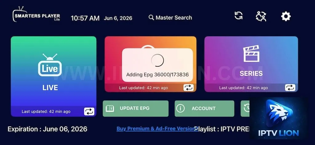 Mettre à jour l'EPG dans IPTV Smarters Pro Comment mettre à jour l'EPG sur IPTV Smarters Pro