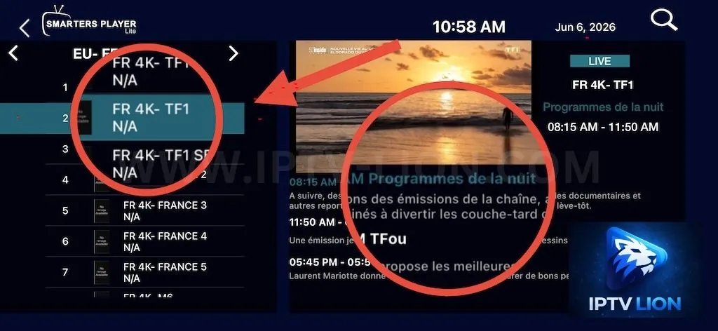 Qu'est-ce que l'EPG dans IPTV Smarters Pro ?